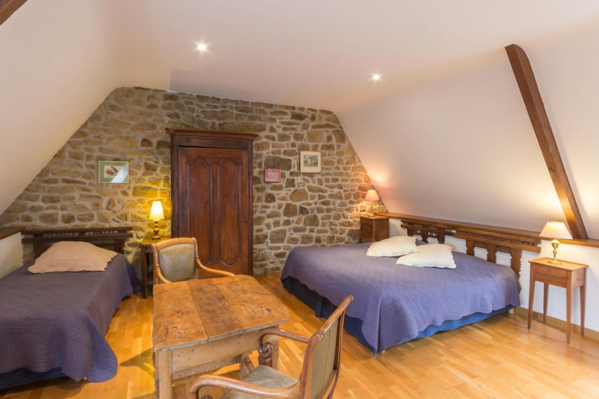Bed and Breakfast Les Chaumieres De Kerimel Ploemel Exteriér fotografie